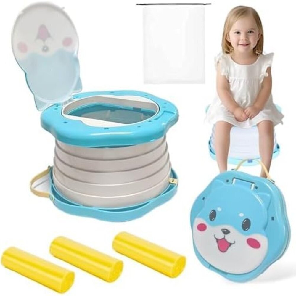 Travel Potty for Toddler,Portable Toilet for Kids,Potty Training Toilet Seat